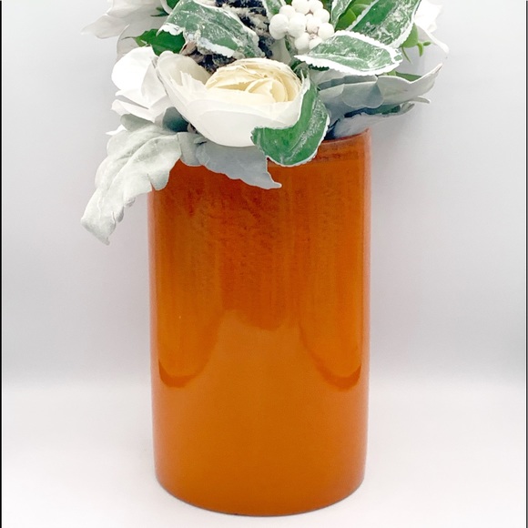 Orange Flower Vase - Picture 1 of 5